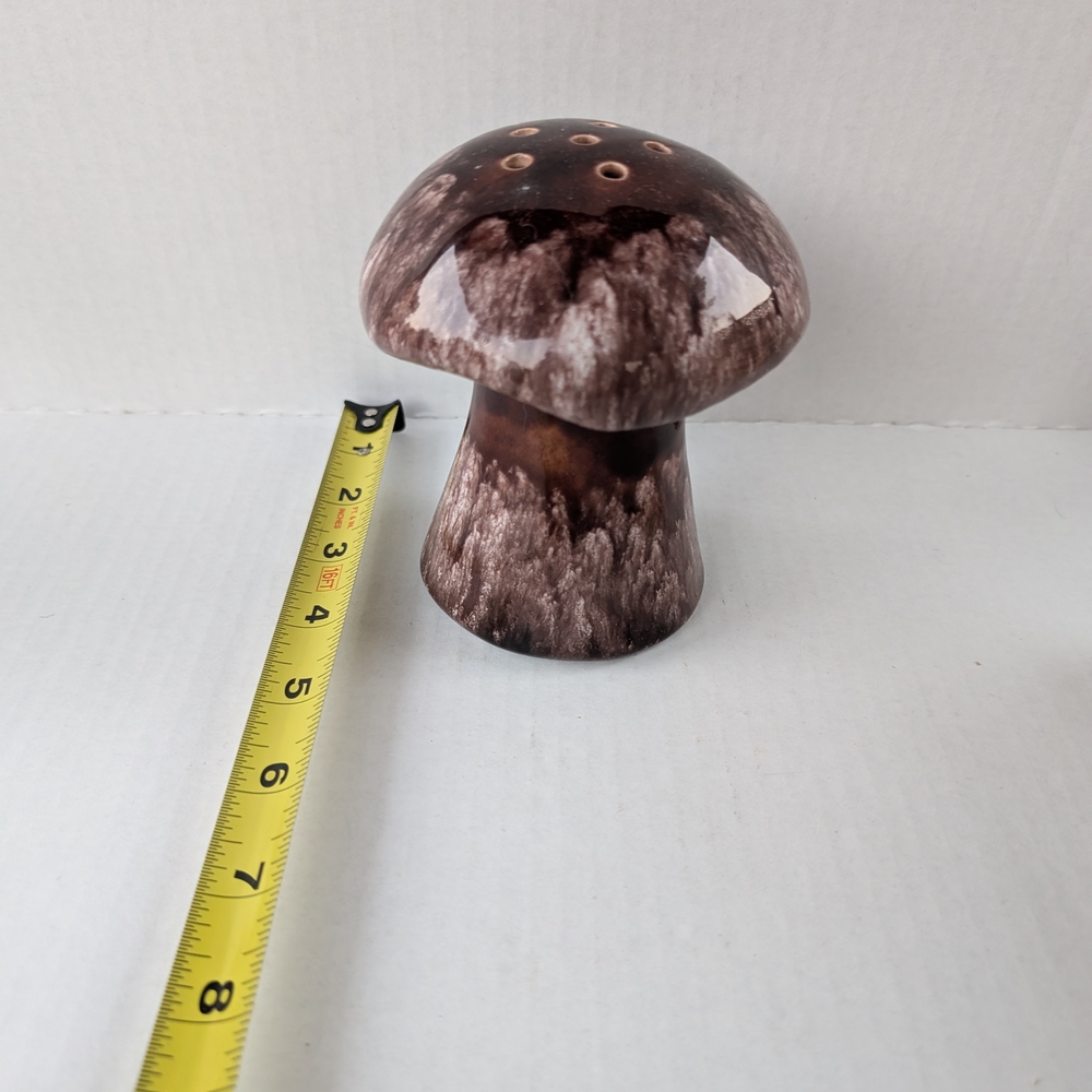 Brown Ceramic Mushroom Decor